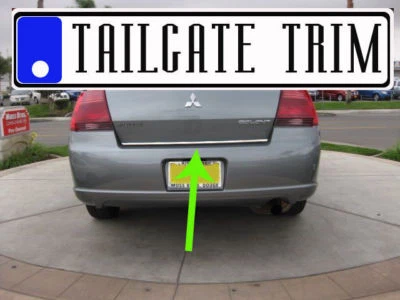 For Mitsubishi GALANT 2004-2007 2008-2012 Chrome Tailgate Trunk Trim Molding - Image 1 of 4