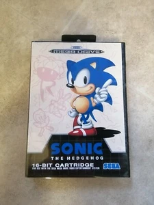 Sonic the hedgehog sega mega drive 16 - bit 1991 CIB VGC - Picture 1 of 3