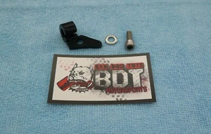 HONDA TRX250R ATC250R BDT MOTORSPORTS BILLET CLUTCH CABLE CLAMP BLACK NEW USA - Picture 1 of 4