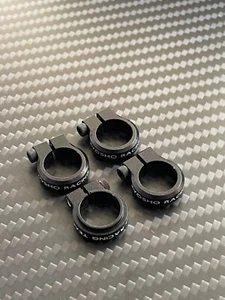 Vintage Kyosho Optima mid lazer zx series 12mm black shock clamp set - Bild 1 von 4