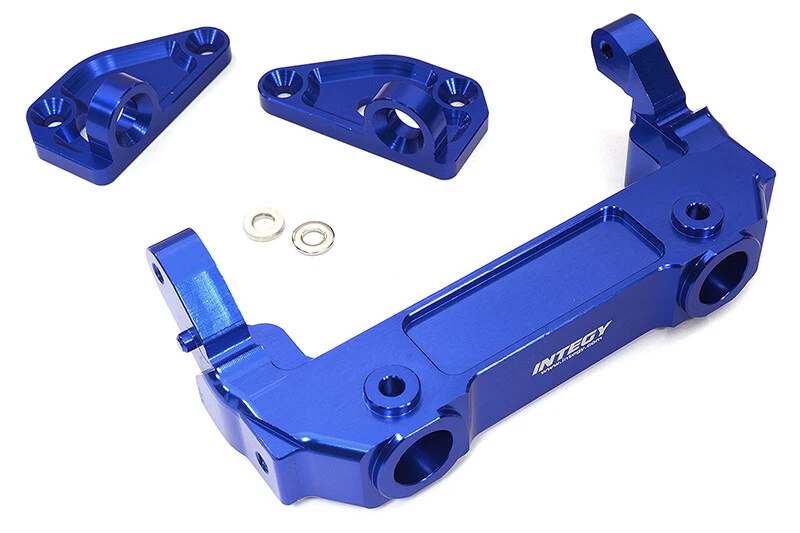 Blue Billet Machined Front Bumper & Body Mounts for Axial SCX6 1/6 Scale 251008 - Image 1 of 1