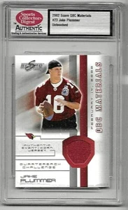 JERSEY JAKE PLUMMER 2002 QBC MATERIALS USADA EN EL JUEGO - Imagen 1 de 1