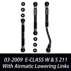 FOR MERCEDES BENZ E CLASS ADJUSTABLE LOWERING LINKS SUSPENSION KIT W211 E63 E500 - Picture 1 of 9