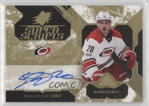 2017-18 SPx Super Scripts Sebastian Aho #SS-SA Auto