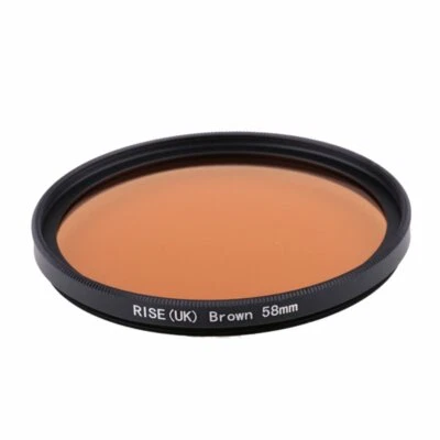 58mm Full Brown Color Conversion Lens Filter for all DSLR SLR Camera Lens - Image 1 of 4