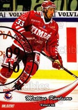 2009-10 Swedish Elitset Red Edition Parallel #279 Mattias Karlsson