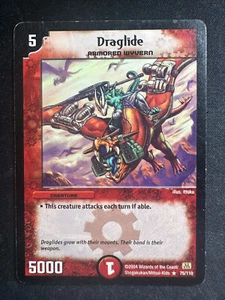 Duel Masters 75/110 Draglide DM-01 Non Holo Rare LP - Picture 1 of 2