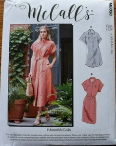 MCCALLS PATTERN 8030 DRESSES JOSIE MISSES SIZES XS SM MED LARGE XLARGE NEW UNCUT - Picture 1 of 2