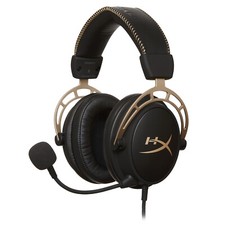 HyperX Cloud Alpha GOLD Gaming Headset for PC, PS5, Xbox, Switch [RE-CERTIFIED]