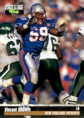 1995 Pro Line #293 Vincent Brown - Image 1 of 2