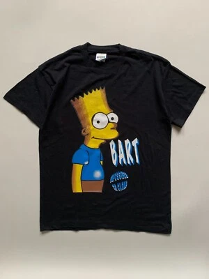 Rare Vintage The Simpsons Bart Single Stitch Tshirt L - Imagen 1 de 4