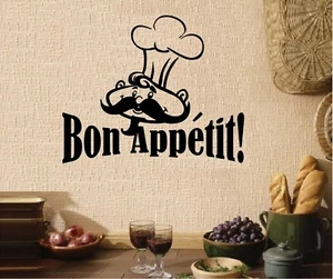 Bon Appetit! Vinyl Decal Home Décor 12" x 15" - Picture 1 of 1