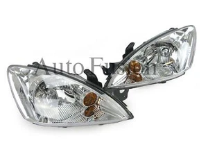 Headlights Pair In Chrome For Mitsubishi Lancer CH (2003-2007) - Bild 1 von 5