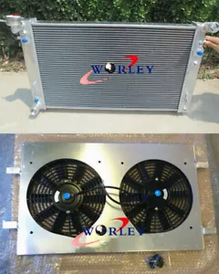 Aluminum alloy Radiator+Shroud +Fan For Holden Commodore V6 VT VX 3.8L - Picture 1 of 9
