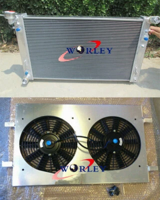 Aluminum alloy Radiator+Shroud +Fan For Holden Commodore V6 VT VX 3.8L - Image 1 of 4