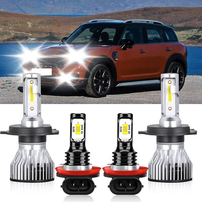 Kit de faros antiniebla LED 6000K blanco para Mini Cooper Clubman 2016-2019 Foto 1 de 4