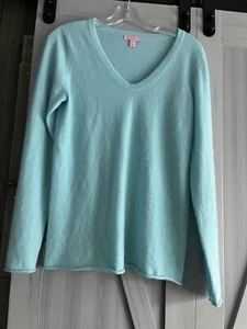 Lilly Pulitzer Kaschmir Pullover mit V-Ausschnitt M - Bild 1 von 3