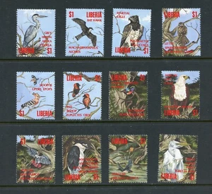 R2702 Liberia 1994 birds 12v. MNH - Picture 1 of 1