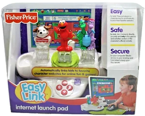 NEW Fisher Price Easy Link Internet Launch Pad Kids Secure Elmo USA Retired 2007 - Picture 1 of 10