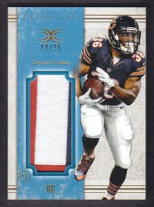 2015 Definitive Collection Jumbo Patch Blue #JPC-JLA Jeremy Langford 19/25