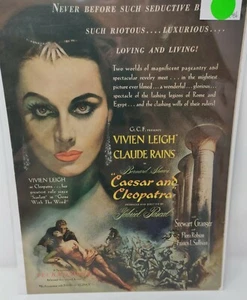 Vintage Antique 1946 Caesar And Cleopatra Motion Picture Advertisement - Picture 1 of 3