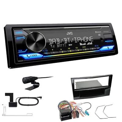 JVC DAB+ Bluetooth inkl. Antenne Autoradio für Opel Astra H Twin Top piano black - Bild 1 von 4