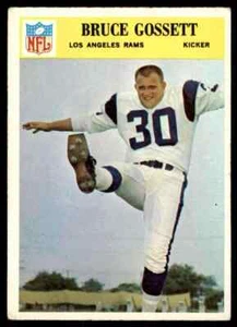 1966 Philadelphia #95 Bruce Gossett ROOKIE Los Angeles Rams / Richmond Spiders - Picture 1 of 2