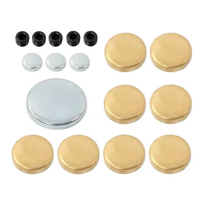 Brass Freeze Frost Plug Kit MPE-100BR FOR SBC Chevy Small Block 305 327 350 283 - Image 1 of 4