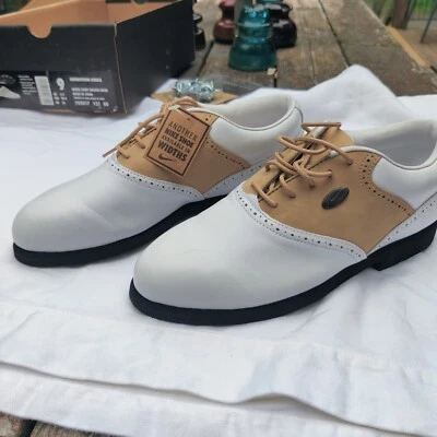 Nike Womens 9 Golf Shoes Superstition Saddle NIB w/Replacement Spikes Golfing - Изображение 1 из 4