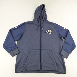 St Louis Rams Jacke Herren 2XL XXL Nike Hybrid Hoodie Full Zip Up NFL Football ^ - Bild 1 von 14