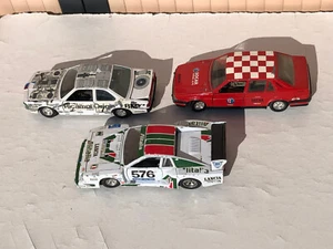 Lot 3 Burago BMW 635 CSi, Alfa Romeo 75, Lancia Beta MC au 1/24 à restaurer. - Foto 1 di 24