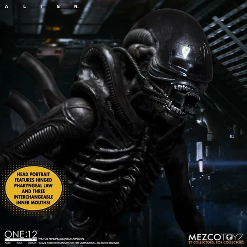 MEZCO TOYS ONE:12 COLLECTIVE ALIEN BIG CHAP XENOMORPH ACTION FIGURE Cover