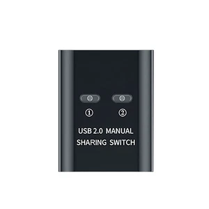 USB 2.0 Manual Sharing Switch 2 in 1 out USB Printer Sharing Converter Switcher - Picture 1 of 12