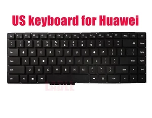 Teclado negro de EE. UU. para HUAWEI MateBook D MRC-W60 MRC-W50 PL-W09 PL-W29 PLW19 - Imagen 1 de 1