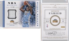 2013-14 Panini National Treasures NBA Material /99 Kenneth Faried #24