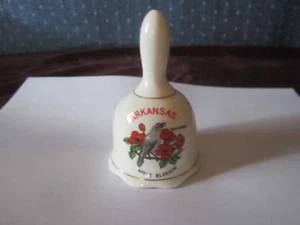 LIPCO ARKANSAS WEISSE GLOCKE MIT SPOTTDROSSEL UND ROTEN APFELBLÜTEN - Bild 1 von 6