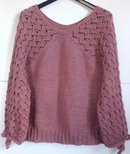 Handgestrickter Pullover gr.EU48 - Bild 1 von 5