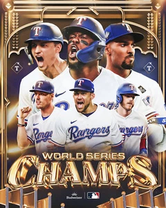 2023 TEXAS RANGERS WORLD SERIES CHAMPIONS 8X10 COMPOSITE PHOTO #3 - Picture 1 of 1