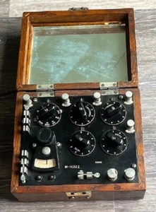 Antikes elektrisches Instrument der Firma Leeds & Northrup Philadelphia in Eichenbox - Bild 1 von 18