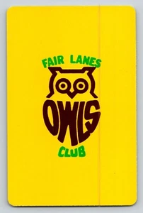Tarjeta intercambiable de torneo de bolos Fair Lanes Owl Club dos de palos - Imagen 1 de 2