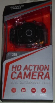 Sharper Image HD Mini Action Camera SVC355 HD 5 MP w/mounting hardware& SD card - Image 1 of 4