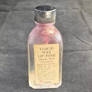 Antique Bottle Liquid Wax Lip-tone Brush Cap Vintage Lip Color - Picture 1 of 11