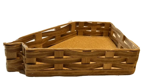 Nevada State Shaped Wicker Rattan Basket Cover