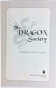 The Dragon Society by Lawrence Watt-Evans Book 2 of Obsidian Chronicles Hardback - Picture 1 of 8
