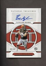 2021 National Treasures Baker Mayfield Signed AUTO 48/99 Cleveland Browns