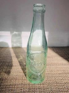 VTG Dr Pepper 10 2 4 Embossed Soda Green Glass Bottle Newport Arkansas - Picture 1 of 9