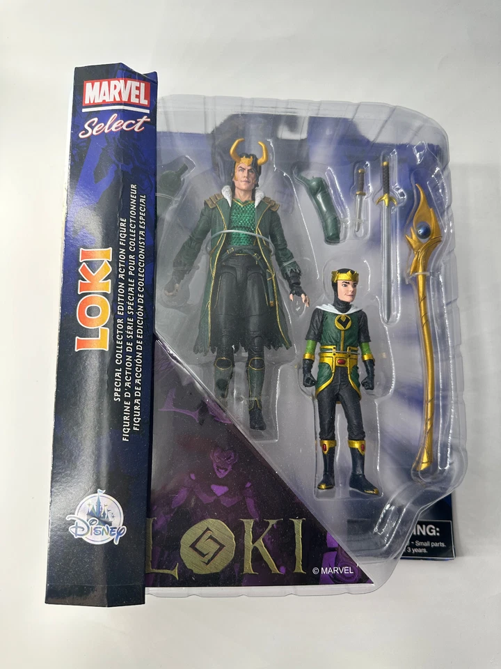Marvel Diamond Select Loki 2er Pack:  Figur / Special Collector Edition NEU - Bild 1 von 3