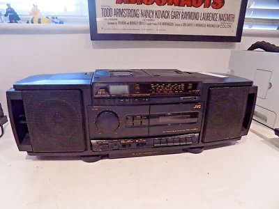 JVC RC-X310 CD Kassette tragbare Stereoanlage Ghettoblaster DEFEKT Verkauf als ERSATZTEILE - Bild 1 von 4