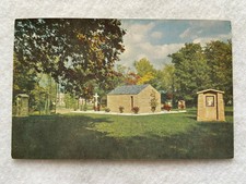 Capela E Santuários, São Bento Do Cemitério, Benet Lake, Wisconsin cartão postal Vintage