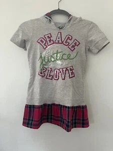 Sport Dress Toddler Girl Grey/pink 8T, Justice, Pre-Owned - Picture 1 of 5